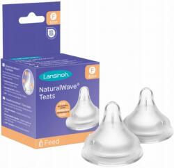 Lansinoh 2x Natural Wave Gyors Áramlású Cumi F (5060062999754)