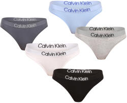 Calvin Klein 5PACK női tanga Calvin Klein többszínű (QD5331-31G) M