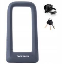 ROCKBROS Kerékpáros védelem, kerékpáros kulcsos zár, U-lock Rockbros (RKS626-GR)