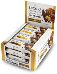 Luxoya - Crispy Bar - Fehérje szelet - Csokis süti ízesítésű - Cookies - 12x45g