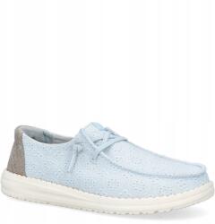 Hey Dude Könnyű női félcipő Hey Dude Wendy Eyelet Lace 43128 Kék 38 (HEY DUDE WENDY EYELET 43128 ANCIENT BLUE)