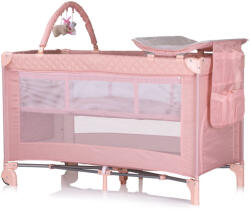 Chipolino Luna multifunkciós utazóágy - Pink marshmellow - aprotalpak