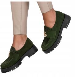 Casu Női Mokaszin Bőr Pl Félcipő Díszítéssel R 37 (20153/C)