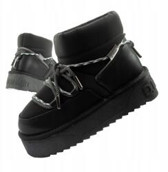  Női téli hótaposó cipő D. Franklin méret40 divatos szőrme bélelt bakancs (DFSH371015-BLAC)