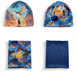 Takoy Panel szabásmintával S funkcionális jersey - sapka és nyakmelegítő szett tüzes csata