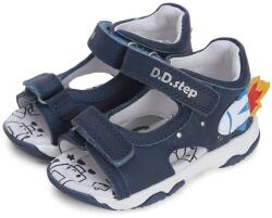 D. D. Step Valódi bőr, D. D. step gyerekszandál, oldalán villogó leddel