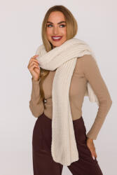 MOE Hosszú sál bordázott szövéssel | ekrü