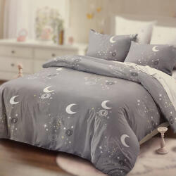 idealisotthon Éjszakai égbolt 7 részes kétoldalas ágyneműhuzat - világosszürke (IO-SY-BL-NTSY-7-GY)