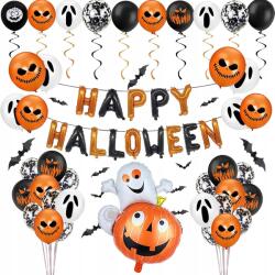 Amazon Lufik Halloween Nagy Tök Dekoráció Szett Latex Fólia Lelkek