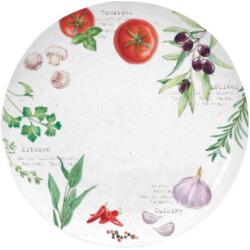 Easy Life Porcelán lapostányér - 26cm - Home & Kitchen