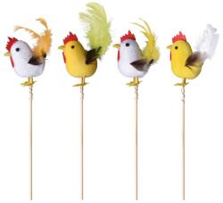  Beszúrós 75Mm Tyúk+Pálcika Mix, Sárga, Fehér