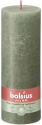 Bolsius Gyertya Henger Rustic Shine Fresh Olive Zöld 68X190Mm