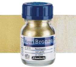 Schmincke Aqua Bronze metál effekt por, 20 ml - 811, rich gold