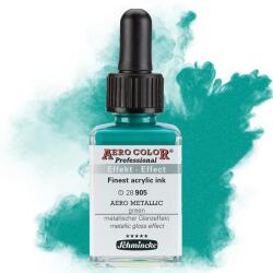 Schmincke AERO COLOR Professional akriltinta, 28 ml - 905, AERO METALLIC green