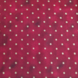  Karácsonyi textil - Piros csillagos
