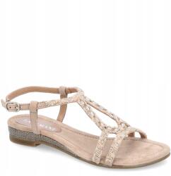 Lazamani Női velúr szandál Lazamani LA85570 Bézs 39 (LAZAMANI LA85570 BISCUIT)