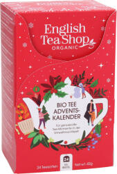 English Tea Shop Adventi kalendárium filteres bio teaválogatás - piros