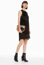 Desigual fekete ruha, Size 40, bársonymintás (18WWVW49_2000)