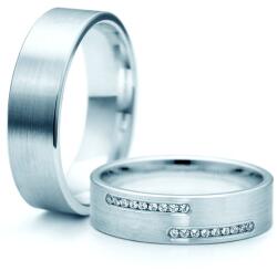SAVICKI Verighete: aur alb, plate, 5, 3 mm - savicki - 15 106,00 RON