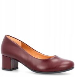 TYMOTEO Megnövelt szárú cipő H komfort Tymoteo P1017 Bordó 36 (TYMOTEO P1017 BORDO LICO)