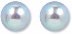 White & Black Igazgyöngy fehérarany fülbevaló - 8, 7mm - kék akoya (AU14067)