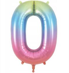 Amazon Nagy Fólia Lufi Születésnapra Szám 0 Színátmenetes 40CM