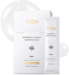 d'Alba Waterfull Vegan Sleeping Pack alvómaszk fehér szarvasgombával
