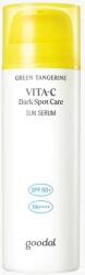 Goodal Green Tangerine Vita C Dark Spot Care Sun Serum SPF50+ PA++++ folthalványító fényvédő szérum