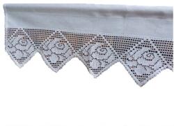 ZIK Irigy Hónaljmirigy függöny 150x30 csipkés fehér Nagymama (babcina)