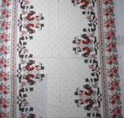  Fata de masa imprimata cocosi 150x160 cm Fata de masa