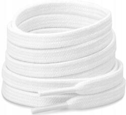  Cipőfűző Pamut Lapos Cipőfűző 8 mm Fehér 110 cm 2 db (Sznurówki bawełniane Sznurowadła DO BUTÓW)