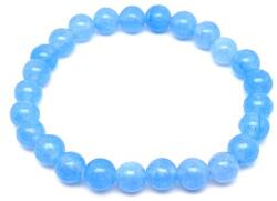 R. M. ékszer Jáde szin babakék gyerek golyó karkötő 6mm (059705)