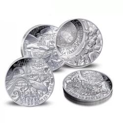  Jules Verne - 88, 8g - ezüst PROOF gyűjtőknek szánt érmekészlet (készleten 2025 5.10. )