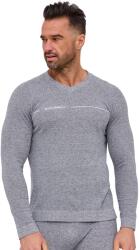 BRUBECK COMFORT NIGHT Férfi hosszú ujjú pizsama felső - Szürke