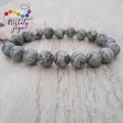 Kristály Jóga Shop Térkép jáspis 10 mm-es ásvány karkötő