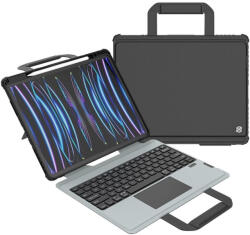 Nillkin Bumper GO billentyűzetes tok (Backlit Version) - iPad Pro 12.9 2020/2021/2022 és iPad Air 13 2024/2025 készülékhez fekete (57983121329)