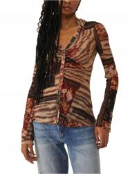 Free People Színes Mintás Ing (xs) (553760)