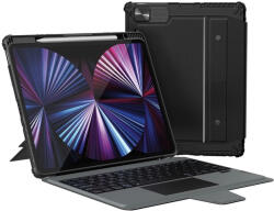 Nillkin Bumper Combo billentyűzetes tok (Backlit Version) iPad Pro 12.9 (2020/2021/2022) és iPad Air 13 (2024/2025) készülékhez fekete (57983116142)