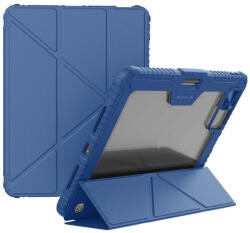 Nillkin Bumper PRO védő állványos tok, többszögben állítható - iPad Pro 12.9 (2020/2021/2022) és iPad Air 13 (2024/2025) készülékhez, zafírkék (57983126046)