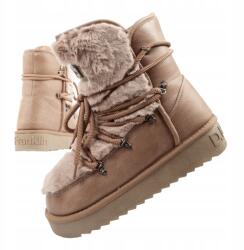  Női téli hótaposó cipő D. Franklin méret37 divatos bélelt szőrme (DFSH370022-TAUP)