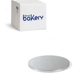Decora Set 10 Platouri Tort Rotunde Argintii, O 20 x H 1.2 cm (0931201.SET) Tava