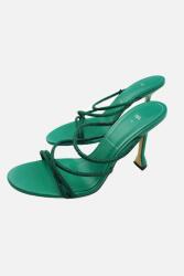 ZARA Zöld Díszített Flip-flop Papucs (41) (566046)