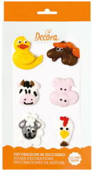 Decora Decor Zahar - Animale Ferma O 4 cm, 6 modele, 6 buc (500298)