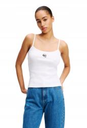 Karl Lagerfeld Fehér női felső Ikon Patch Tank Top L (A2W17070)