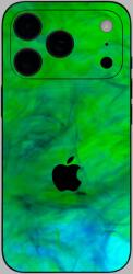 iPhone 17 Pro - Zöld-kék festék hátlap fólia