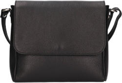 Italia Geantă de mână tip crossbody din piele Italia Nikka - neagra