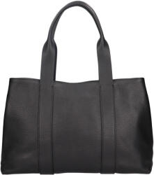 Italia Geanta de dama din piele Italia Marlen - neagra