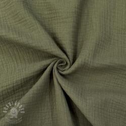  Dupla géz/muszlin dark moss green ORGANIC