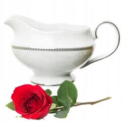 Ćmielów Chodzież Porcelán Mártásos Tál 500ML Astra Marzenie Platina Díszítésű Lengyel Termék (0S03360G2B601)