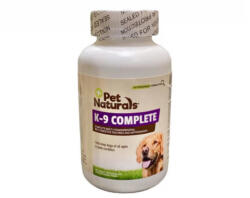 Pet Naturals PET NATURALS K-9 Complete, multivitamine câini, comprimate PET NATURALS K-9 Complete, XS-XL, multivitamine câini, flacon click, 180 comprimate
